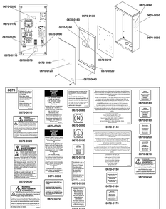 Decals Group - Ats Warning (Used After Serial No. 1022004847) Diagram and Parts List for 040630-00  Briggs and Stratton Generator